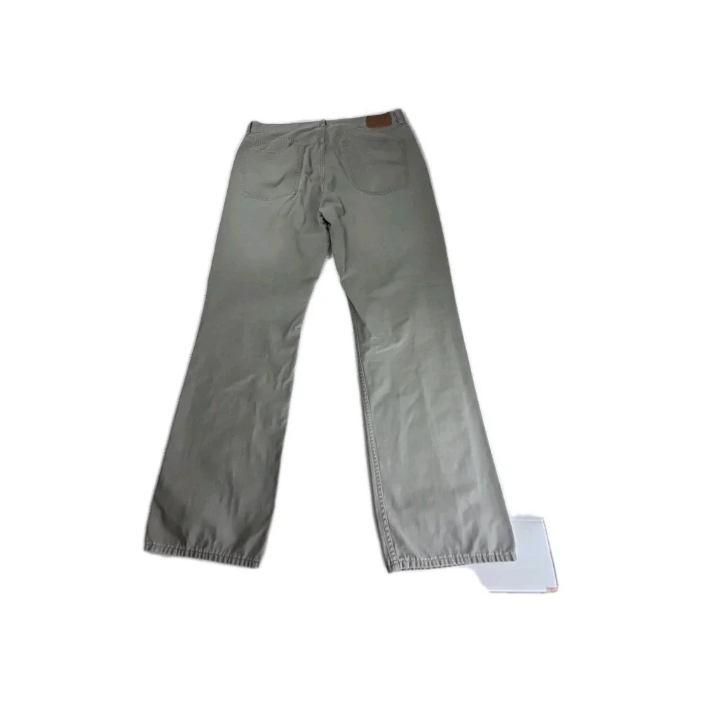 Polo Ralph Lauren Chino Pants Men's 38X32 Green 650 Straight 5 Pocket Flat Front